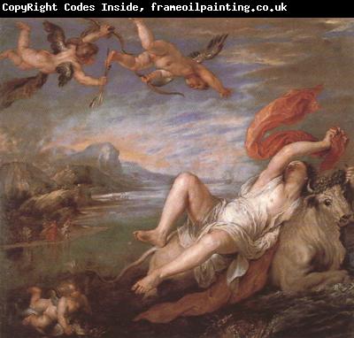 Diego Velazquez Copy of Titian's The Rape of Europa (df01)